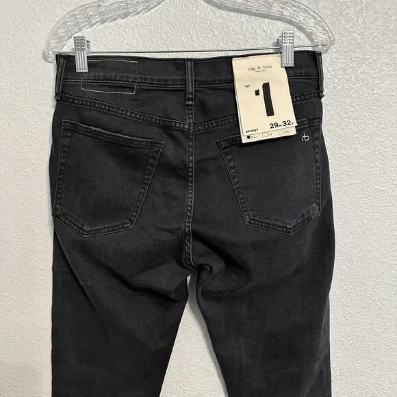 Rag & Bone Jeans Mens Size 29x32 Fit 1 Skinny Inlet Blue Denim NWOT